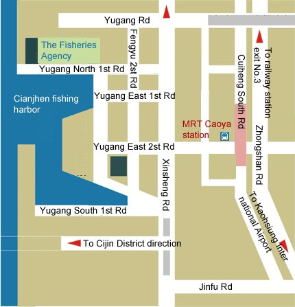 The Location of the Southern Taiwan Office (Kaohsiung) 