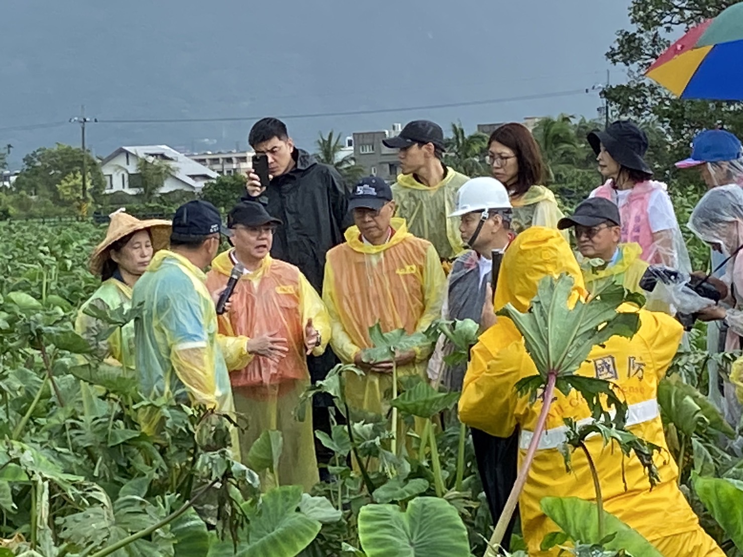 卓揆赴花蓮視察風災農損