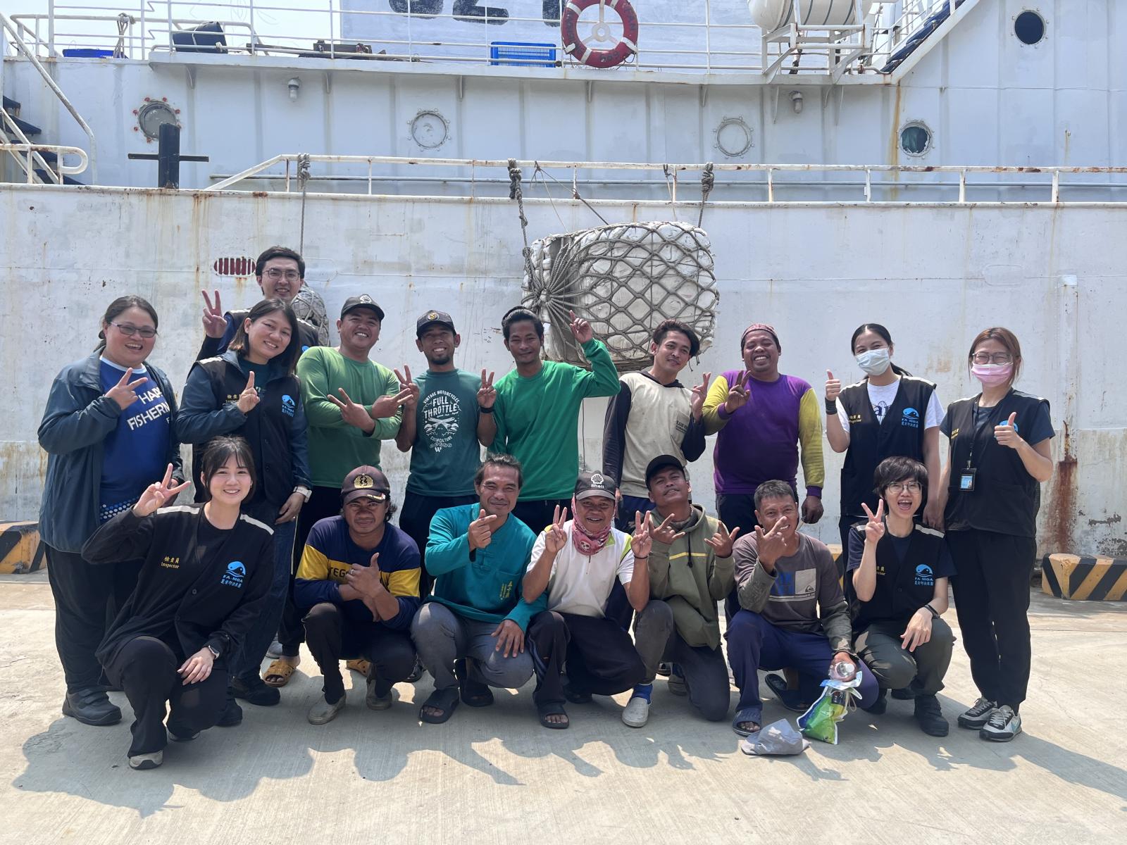 漁業署聯合跨部會展開權宜船勞檢